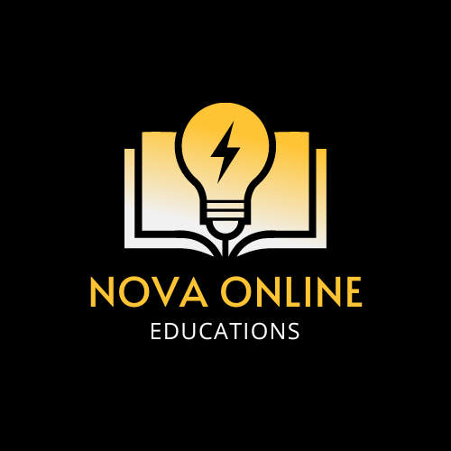 Black And White Simple Online Education Logo (1)